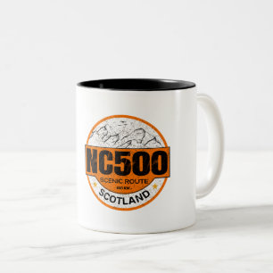 Caneca De Café Em Dois Tons O NC500, Scotland Route The North Coast presentes