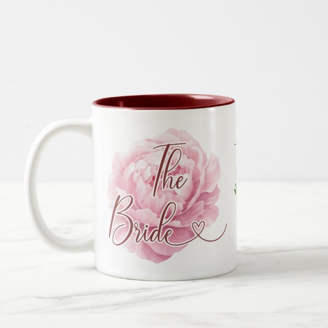 Caneca De Café Em Dois Tons O Noivo Casamento (Esquerda)