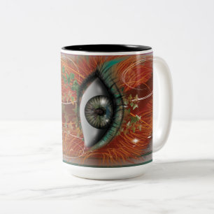 Caneca De Café Em Dois Tons O Olho de Nikole