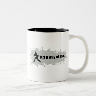 Caneca De Café Em Dois Tons O Paintball é um modo de vida