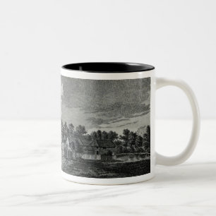 Caneca De Café Em Dois Tons O palácio episcopal antigo de Bromley