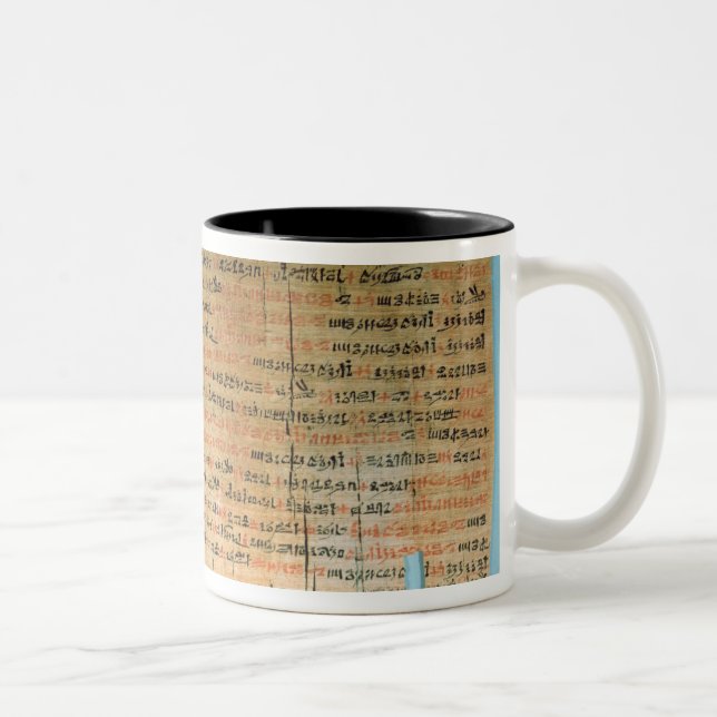 Caneca De Café Em Dois Tons O papiro médico de Chester Beatty (Direita)