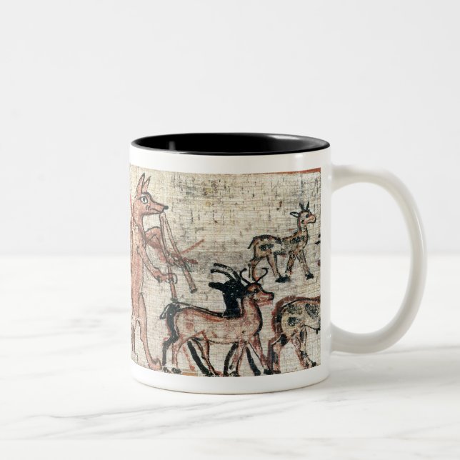 Caneca De Café Em Dois Tons O papiro Satirical (Direita)