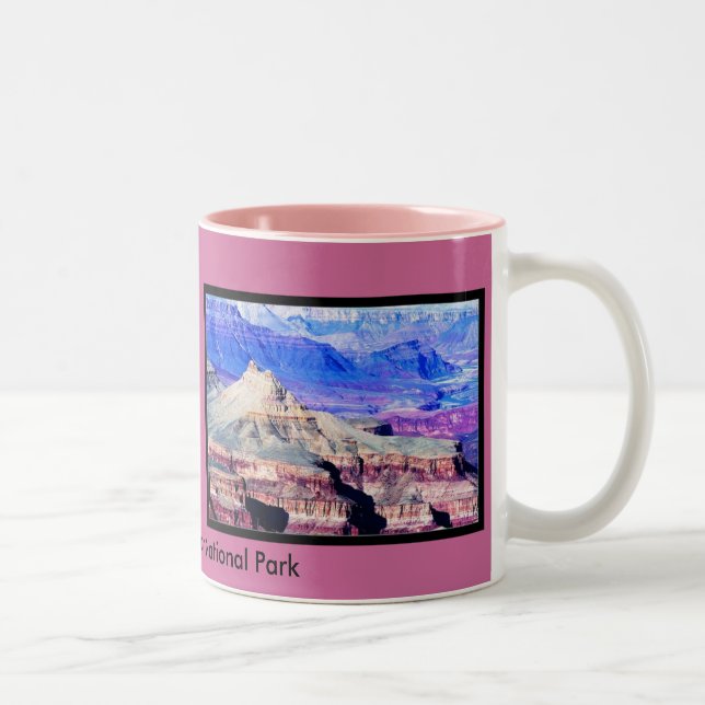 Caneca De Café Em Dois Tons O parque nacional do Grand Canyon (Direita)