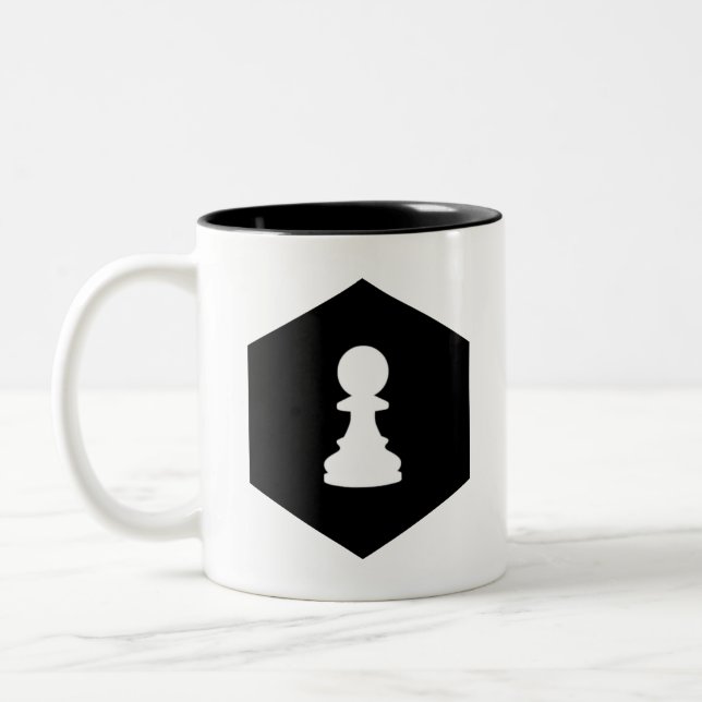 Caneca De Café Em Dois Tons O Peão (Esquerda)