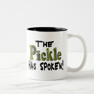 Caneca De Café Em Dois Tons O Pepino Falante
