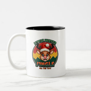 Caneca De Café Em Dois Tons O Pequeno Senhor Jingle.