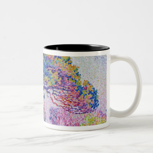 Caneca De Café Em Dois Tons O pinheiro em St Tropez, 1909 (Direita)