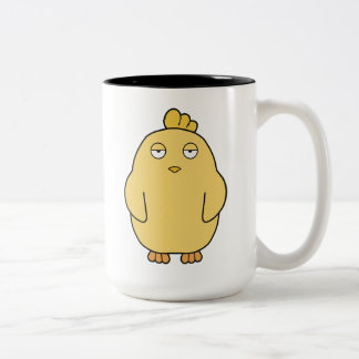 Caneca De Café Em Dois Tons o Pintinho Bord