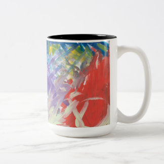 Caneca De Café Em Dois Tons O Pintor