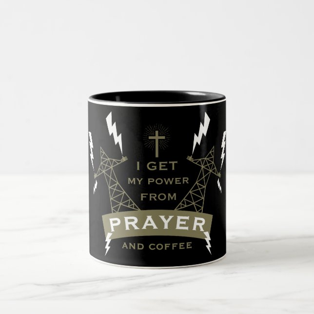 Caneca De Café Em Dois Tons O Poder Da Oração (Centro)