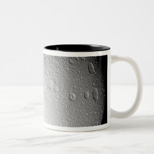 Caneca De Café Em Dois Tons O Polo Sul da Lua de Saturno Tethys