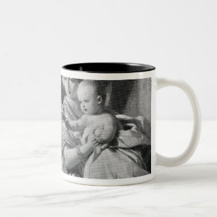 Caneca De Café Em Dois Tons O primeiro de maio de 1851, gravado por Werner