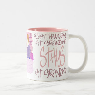 Caneca De Café Em Dois Tons O que acontece em Grandmas4
