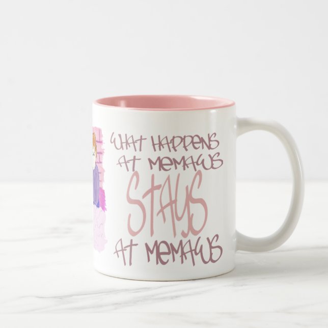 Caneca De Café Em Dois Tons O que acontece em Memaws (Direita)