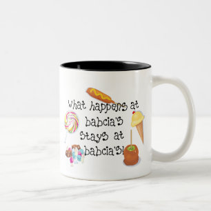 Caneca De Café Em Dois Tons O que acontece nas ESTADAS de Babcia em Babcia