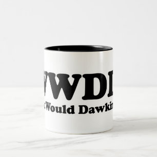 Caneca De Café Em Dois Tons O que Dawkins faria?