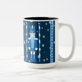 Caneca De Café Em Dois Tons O Quebra-Nozes em Azul