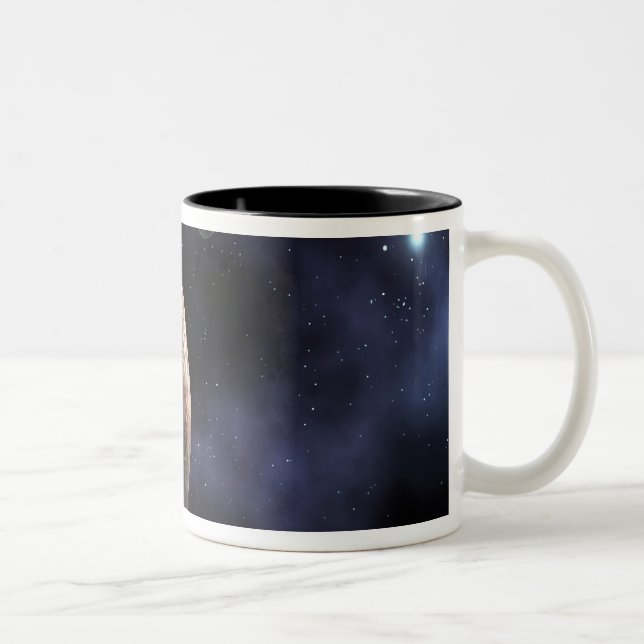 Caneca De Café Em Dois Tons O recém-descoberto objeto semelhante ao planeta (Direita)