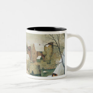 Caneca De Café Em Dois Tons O recenseamento em Bethlehem