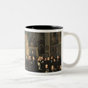 Caneca De Café Em Dois Tons O recolhimento dos poetas, 1846