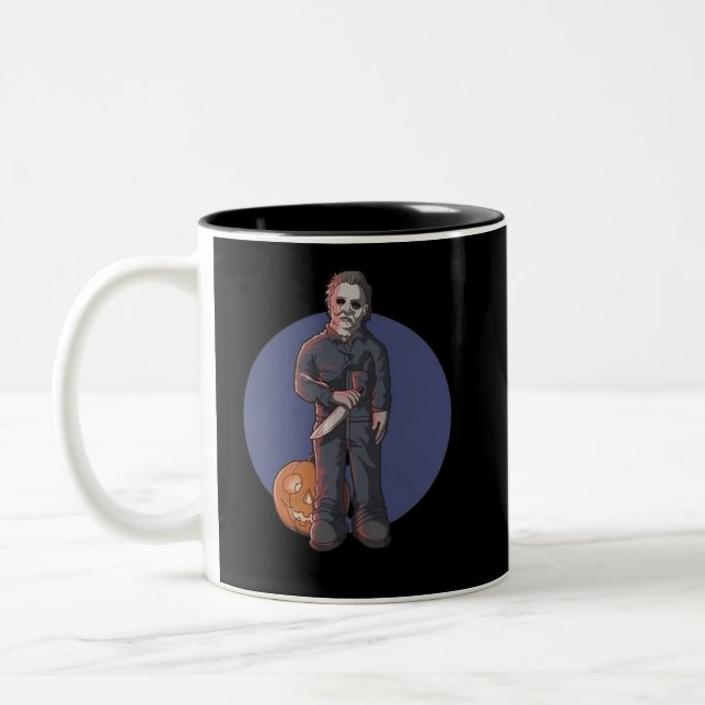 Caneca De Café Em Dois Tons O regresso do Halloween (Esquerda)