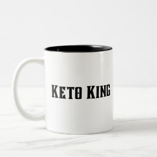 Caneca De Café Em Dois Tons O Rei Keto