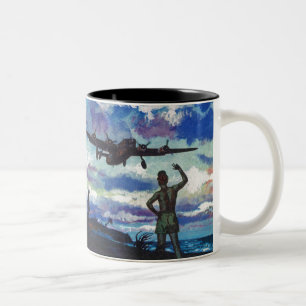 Caneca De Café Em Dois Tons O retorno do guerreiro