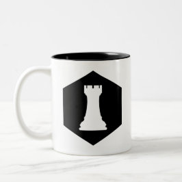 Caneca De Café Em Dois Tons O Rook