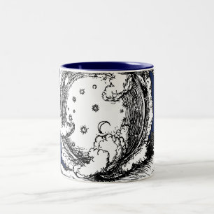 Caneca De Café Em Dois Tons O Rubaiyat da Criação de Omar Khayyam