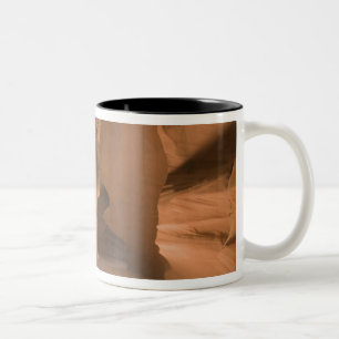 Caneca De Café Em Dois Tons O saca-rolhas no canto superior do Antelope Canyon