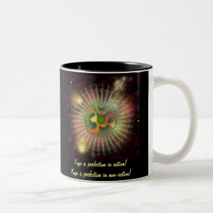 Caneca De Café Em Dois Tons O Sagrado OM
