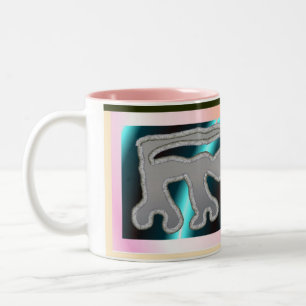 Caneca De Café Em Dois Tons O Salamandar inquisidor