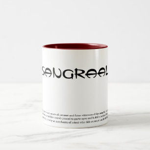 CANECA DE CAFÉ EM DOIS TONS O SANTO GRAAL