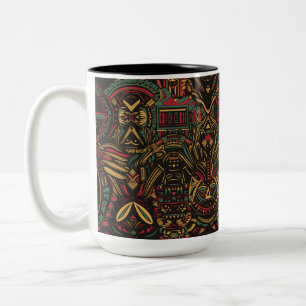 Caneca De Café Em Dois Tons O Sapphire Cultural "Palavras-Chave Proibidas Não