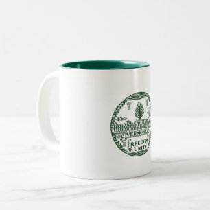 Caneca De Café Em Dois Tons O Selo Vermont