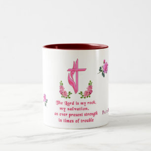 Caneca De Café Em Dois Tons O Senhor é minha rocha