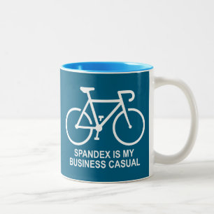 Caneca De Café Em Dois Tons O Spandex É Meu Casual de Negócios no Ciclismo