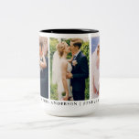 Caneca De Café Em Dois Tons O Sr. e a Sra. 3. Foto, Noiva e Grande Casamento<br><div class="desc">Sr. e Sra. 3 Foto Noiva e Groom Casando Grande Mug - Dois Toneladas</div>