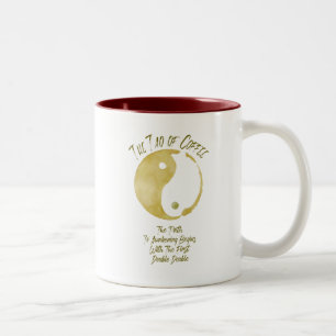 Caneca De Café Em Dois Tons O Tao do Café