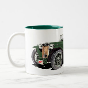 Caneca De Café Em Dois Tons O TC verde