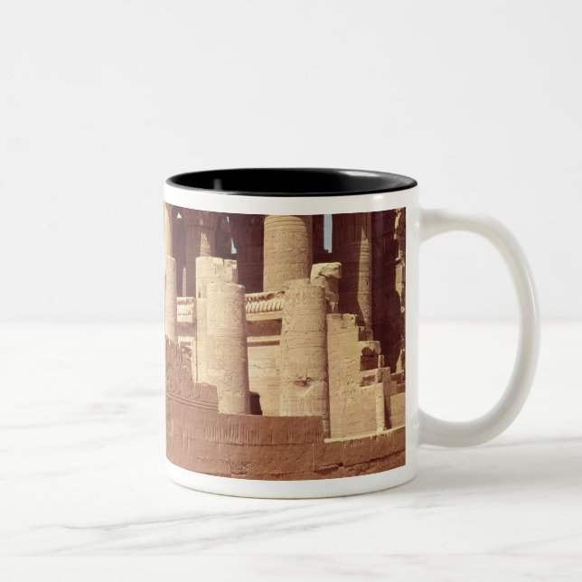 Caneca De Café Em Dois Tons O templo de Sobek e de Haroeris (Direita)