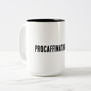 Caneca De Café Em Dois Tons O tempo é café