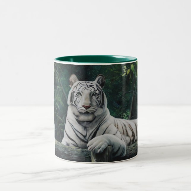 Caneca De Café Em Dois Tons o tigre blanco (Centro)