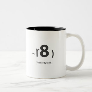 Caneca De Café Em Dois Tons o tipo nerd