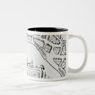 Caneca De Café Em Dois Tons O Towne e o Platforme de Fayall