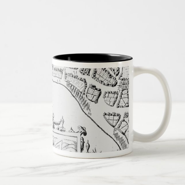 Caneca De Café Em Dois Tons O Towne e o Platforme de Fayall (Direita)
