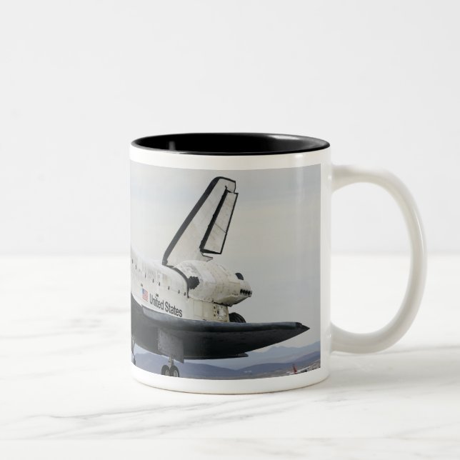 Caneca De Café Em Dois Tons O trem de aterrissagem principal da Space Shuttle  (Direita)