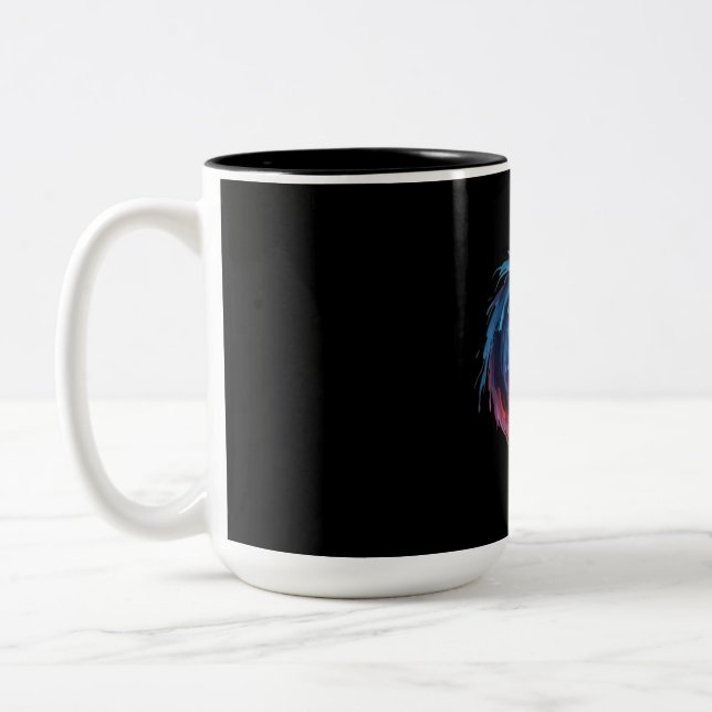 Caneca De Café Em Dois Tons O Túnel  (Esquerda)