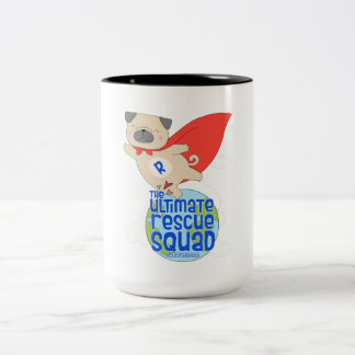 Caneca De Café Em Dois Tons O último esquadrão de resgate